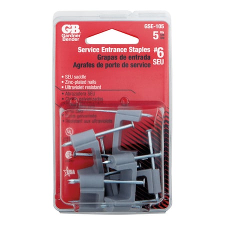 Gb Gardner Bender 3/4 in. W Plastic Insulated Service Entrance Cable Strap 5 pk GSE-105